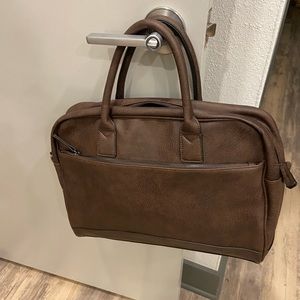 Brown computer bag/briefcase